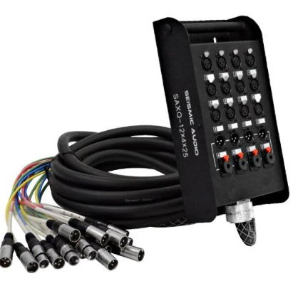 Seismic Audio SAXQ Review: El snake analógico de presupuesto con 16 envíos y 8 retornos