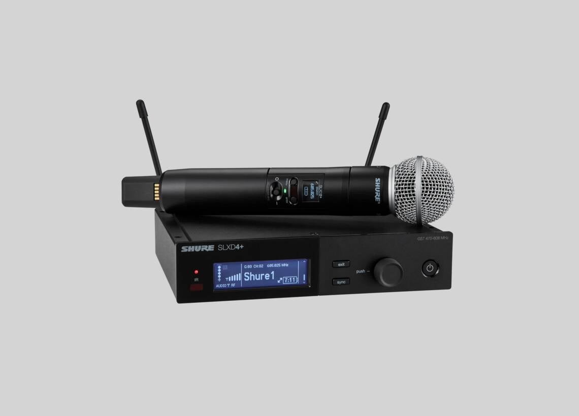 SLXD24+/58 — Sistema inalámbrico digital de mano con SM58® de Shure