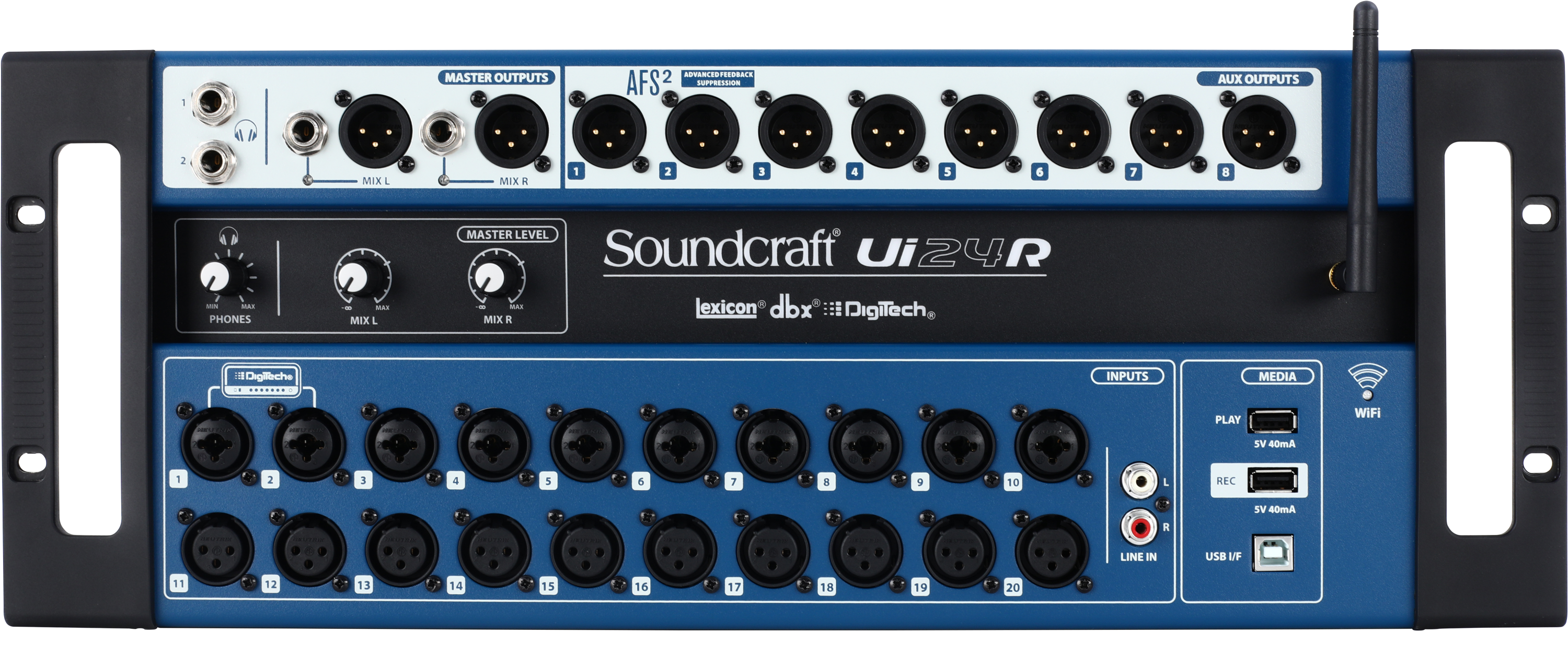 Soundcraft Ui24R Review: 24 canales, preamps Studer, dbx AFS2 y control desde cualquier navegador